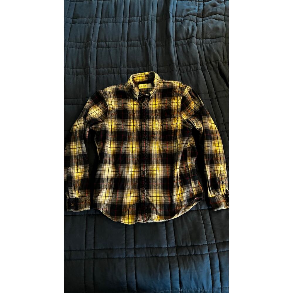 Abercrombie & Fitch Men’s blue plaid flannel size large